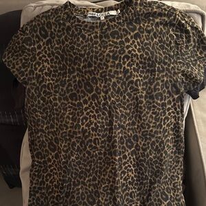 Pam & Gela Leopard Print T-Shirt